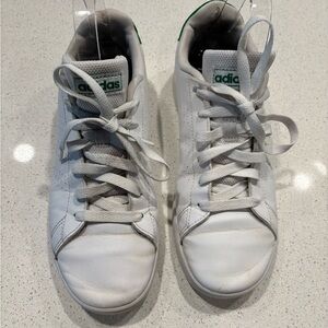 Adidas Classic White and Green Sneakers